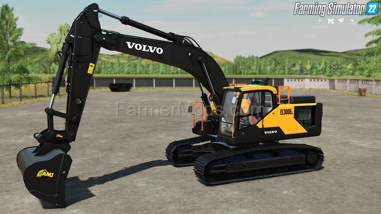 Volvo EC300EL Crawler Excavator v1.0 for FS22