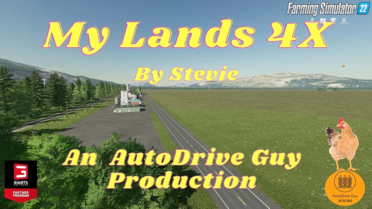 My Lands 4X Map v1.0.0.5 By Stevie for FS22
