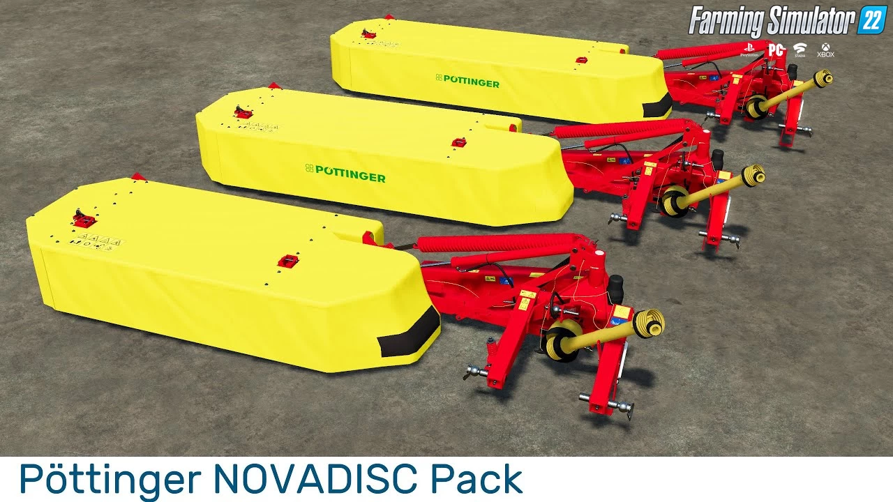 Pöttinger NOVADISC Pack v1.0 for FS22