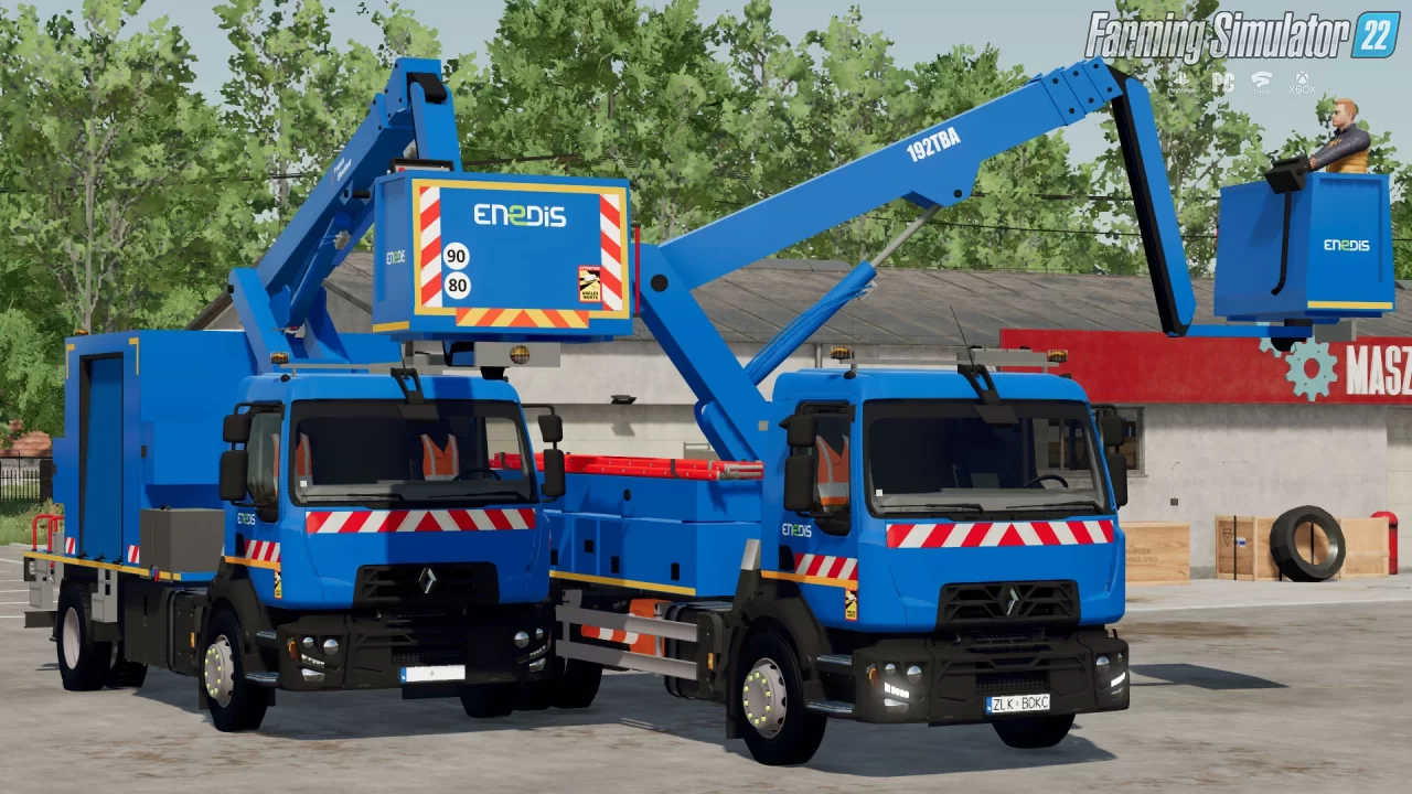 Renault D14 Trucks with Platform v1.1 for FS22