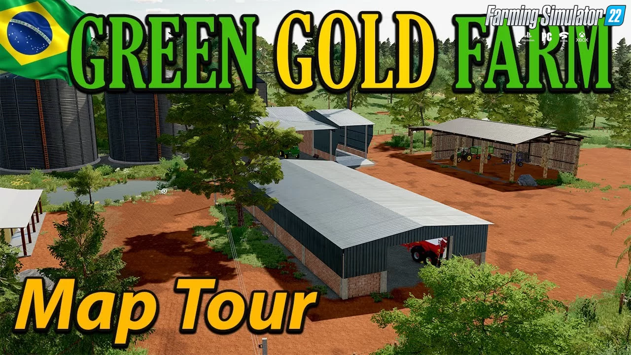 Green Gold Farm Map v1.2 for FS22