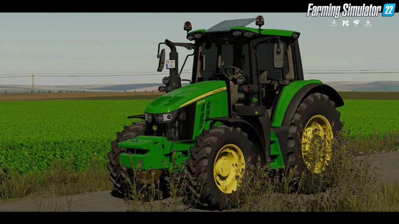 John Deere 6M Series Tractor v1.2 for FS22