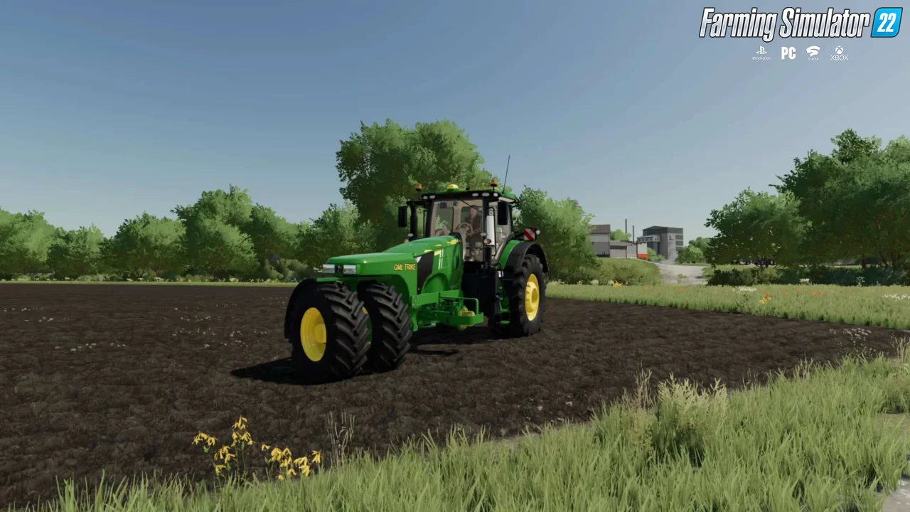 John Deere 7R Trike Tractor v1.0 for FS22