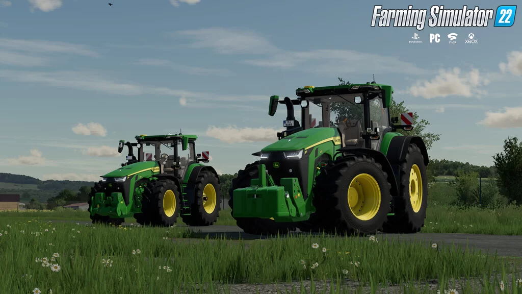 John Deere 8R EU Series Tractor v1.0 for FS22