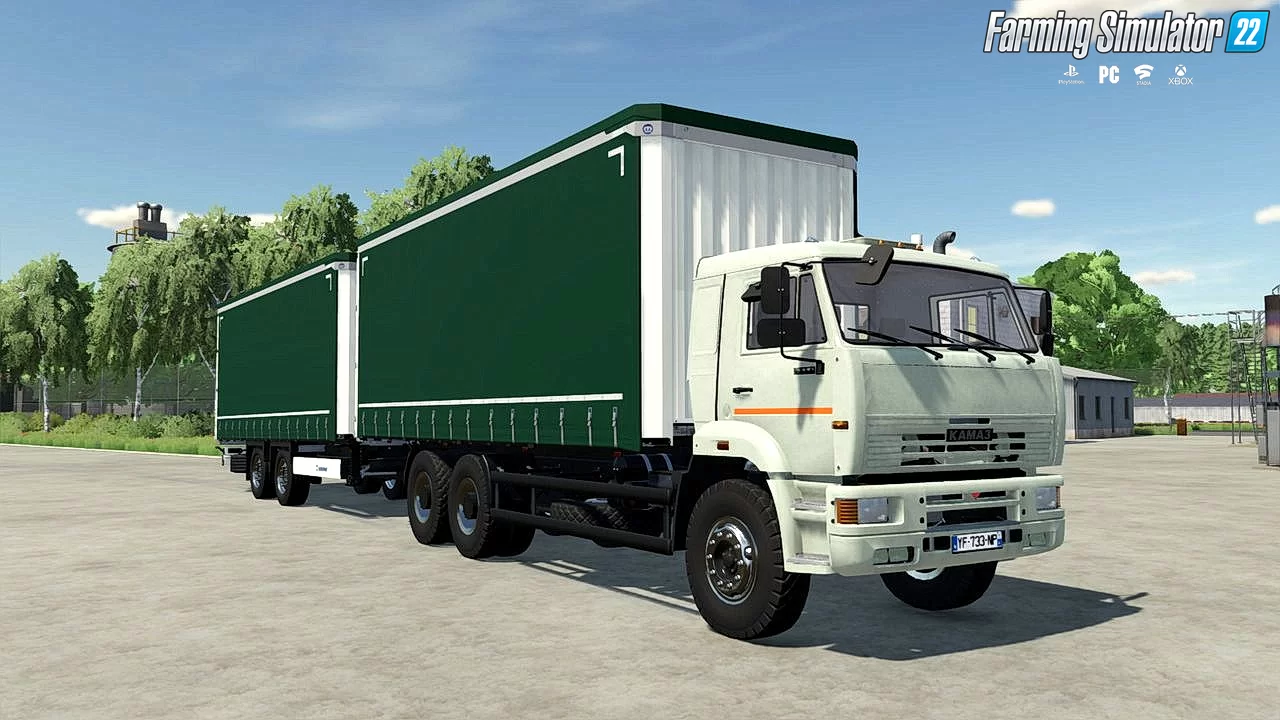 KamAZ 6520 Profiliner Truck + Trailer v1.0 for FS22