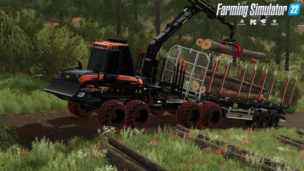 Ponsse Bison Shuttle v1.1.0.1 for FS22