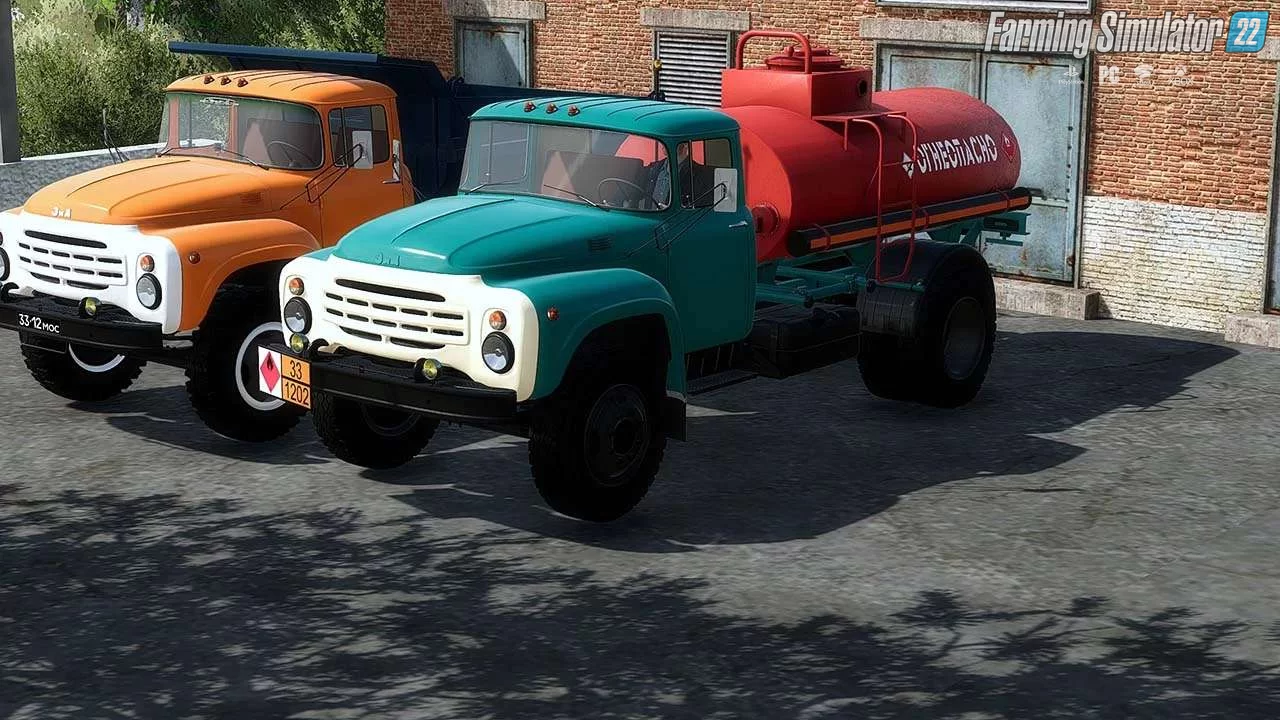 ZiL 130 B1 Fuel Tanker / ATZ 4.9 v1.0 for FS22