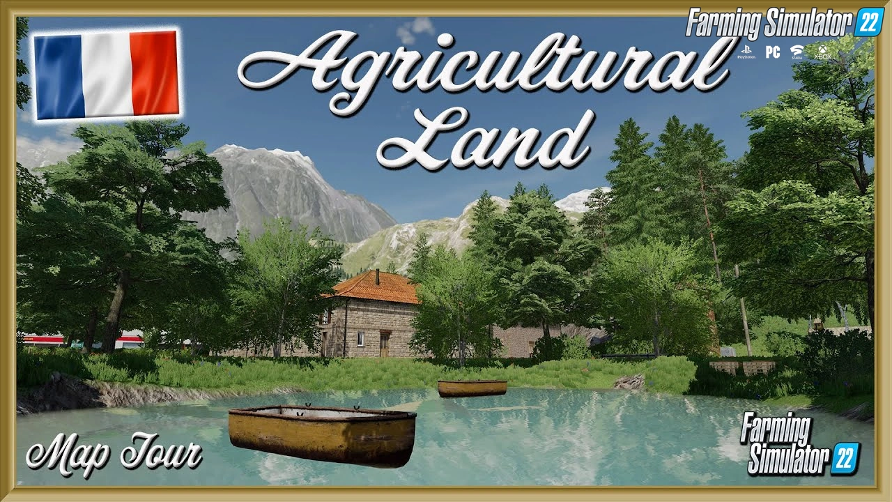 Agricultural Land Map v1.0.0.1 for FS22