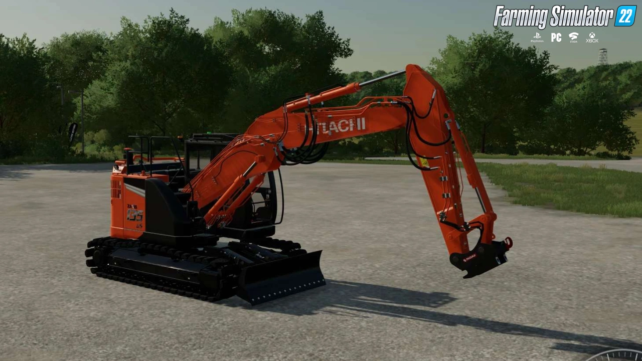 Hitachi zx135-7 VA v1.0 for FS22