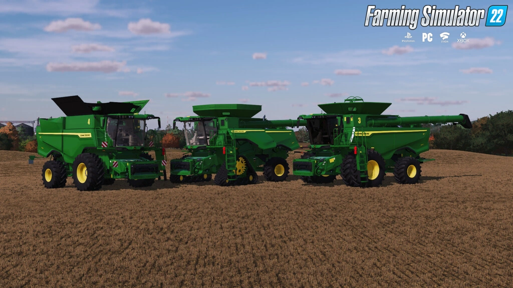 John Deere S7 Harvester v1.0 for FS22