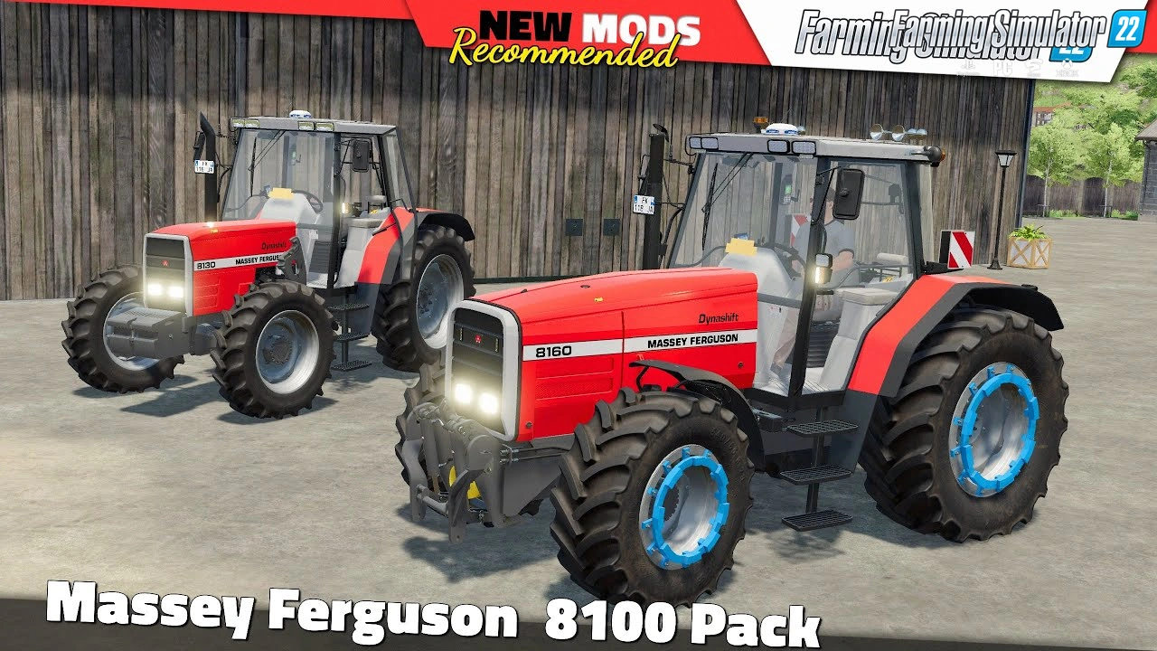 Massey Ferguson 8100 Pack Tractors v1.0 for FS22