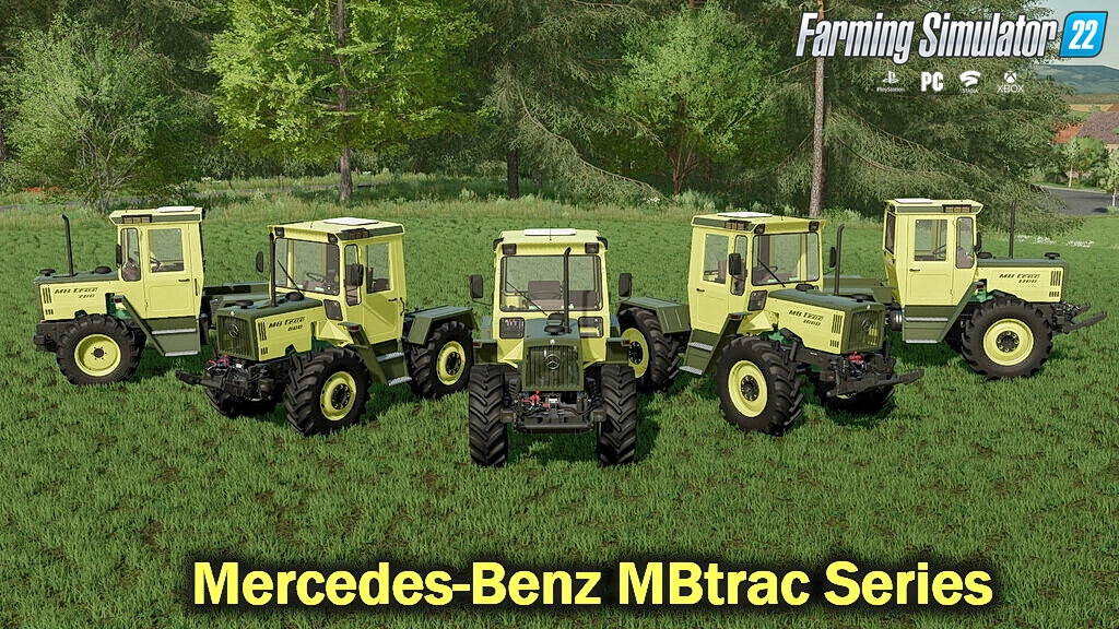 Mercedes-Benz MBtrac Series v1.1 for FS22