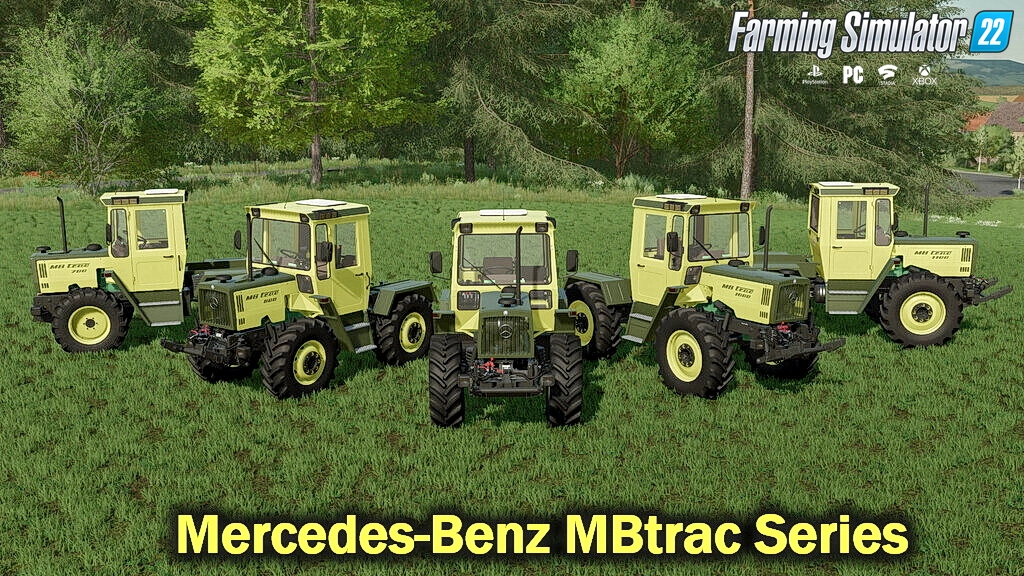 Mercedes-Benz MBtrac Series v1.1.0.1 for FS22