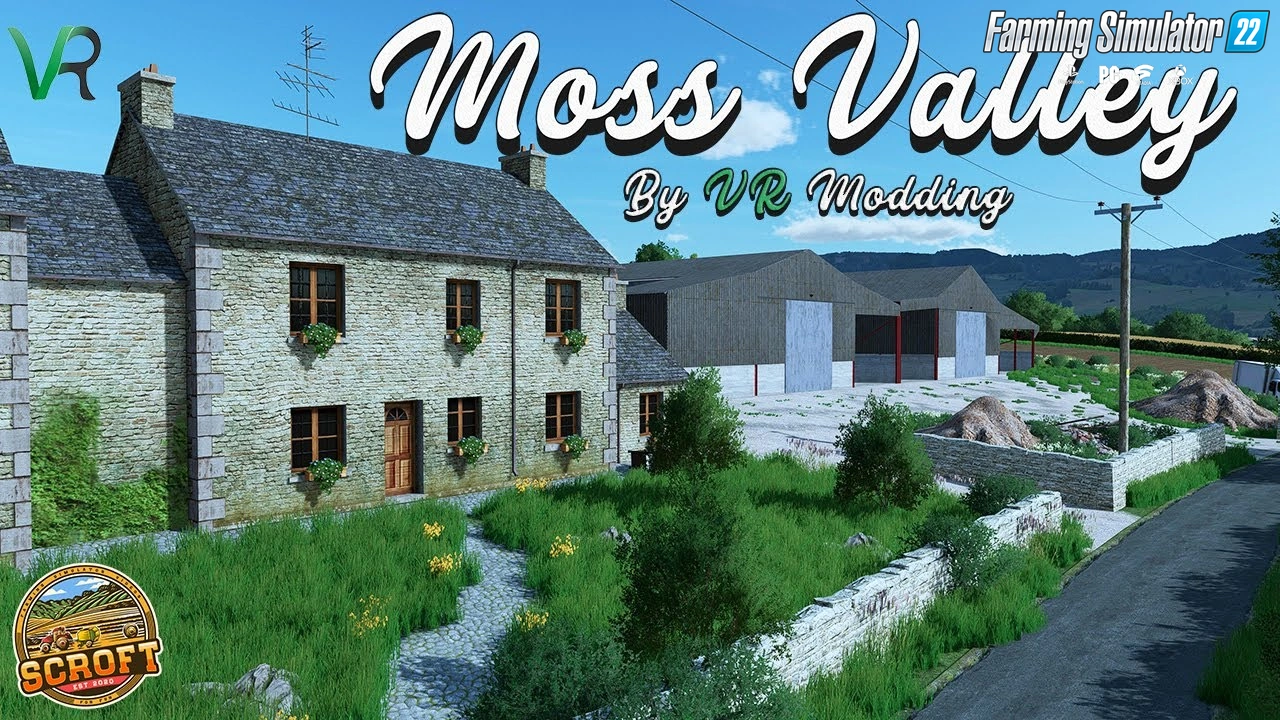 Moss Valley Map v1.1 By VR Modding for FS22