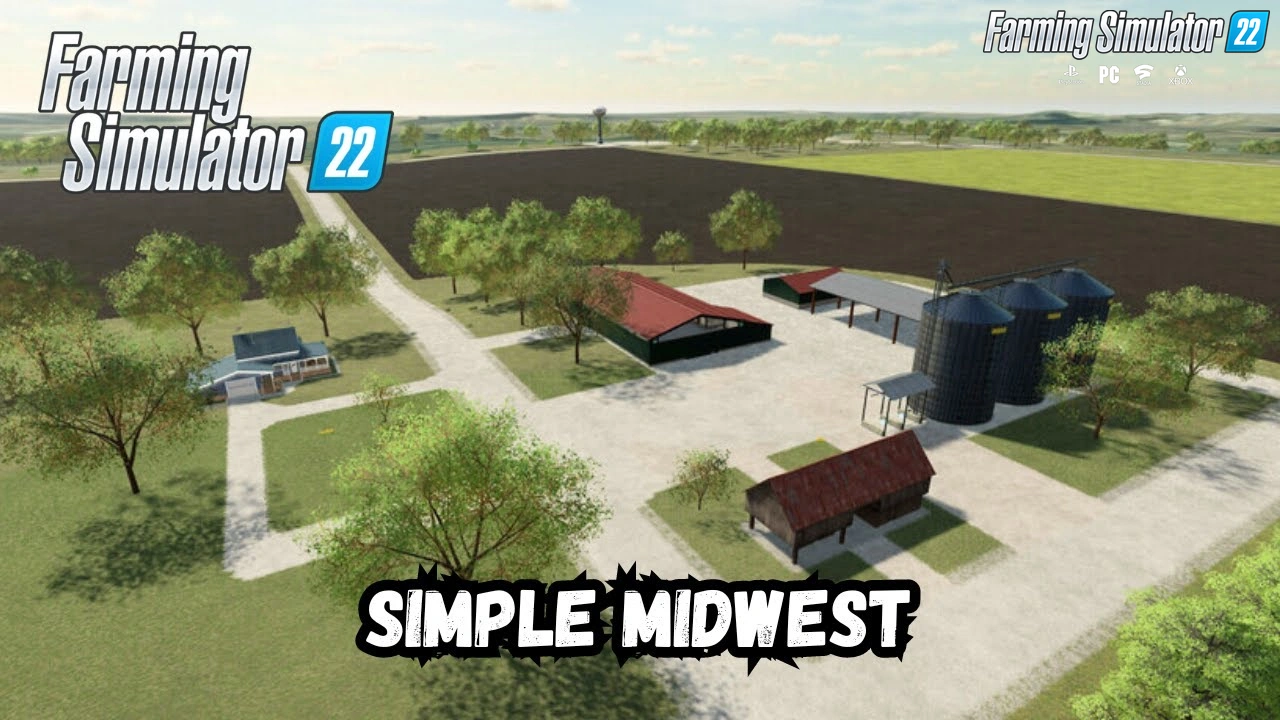 Simple Midwest Map v1.0.2 for FS22