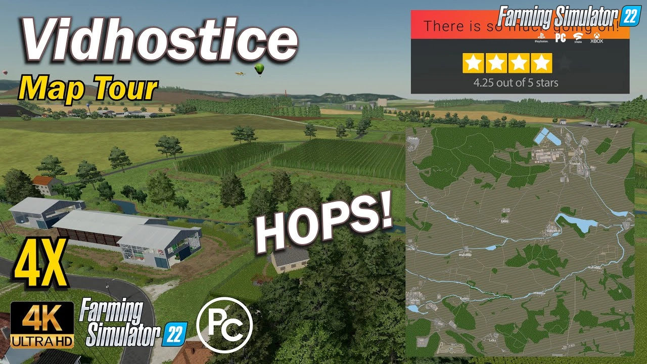 Vidhostice Maps v1.3.0.1 for FS22