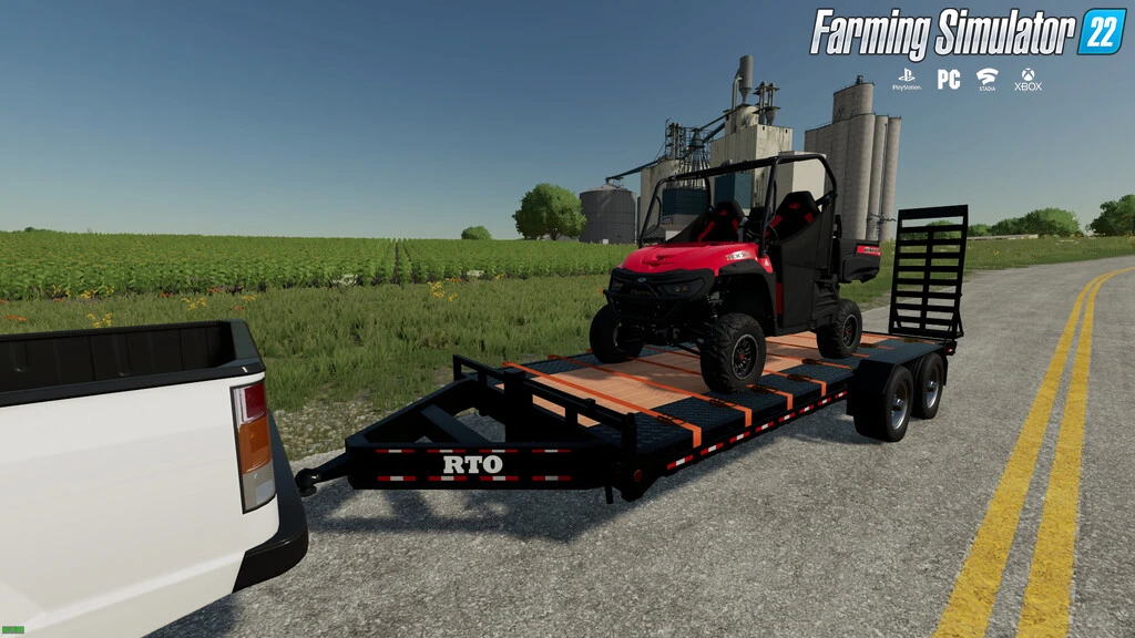 RTO 1274 Flatdeck Trailer v1.0 for FS22