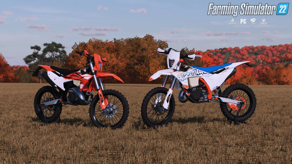 Lizard 350 EXC F Enduro Motorcycle v1.0 for FS22