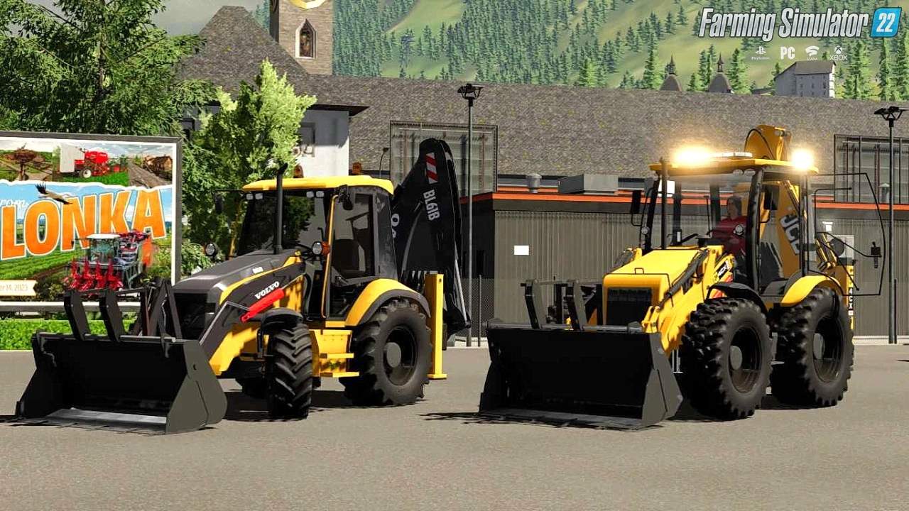 JCB CX3 + JCB CX4 Mod Pack v1.0 for FS22