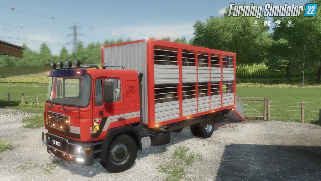 Livestock Transporter MAN 19.403 v1.0 for FS22