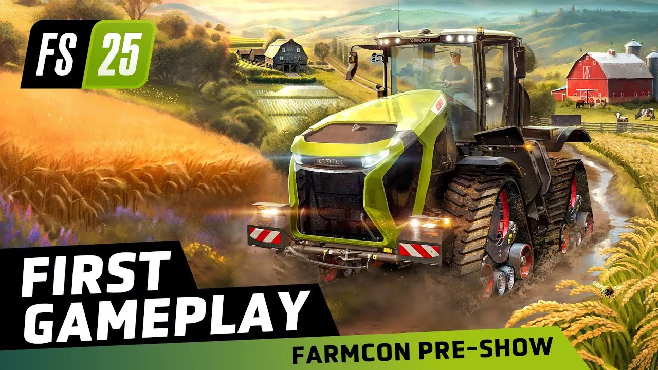 First Gameplay of Farming Simulator 25 - Video FS25