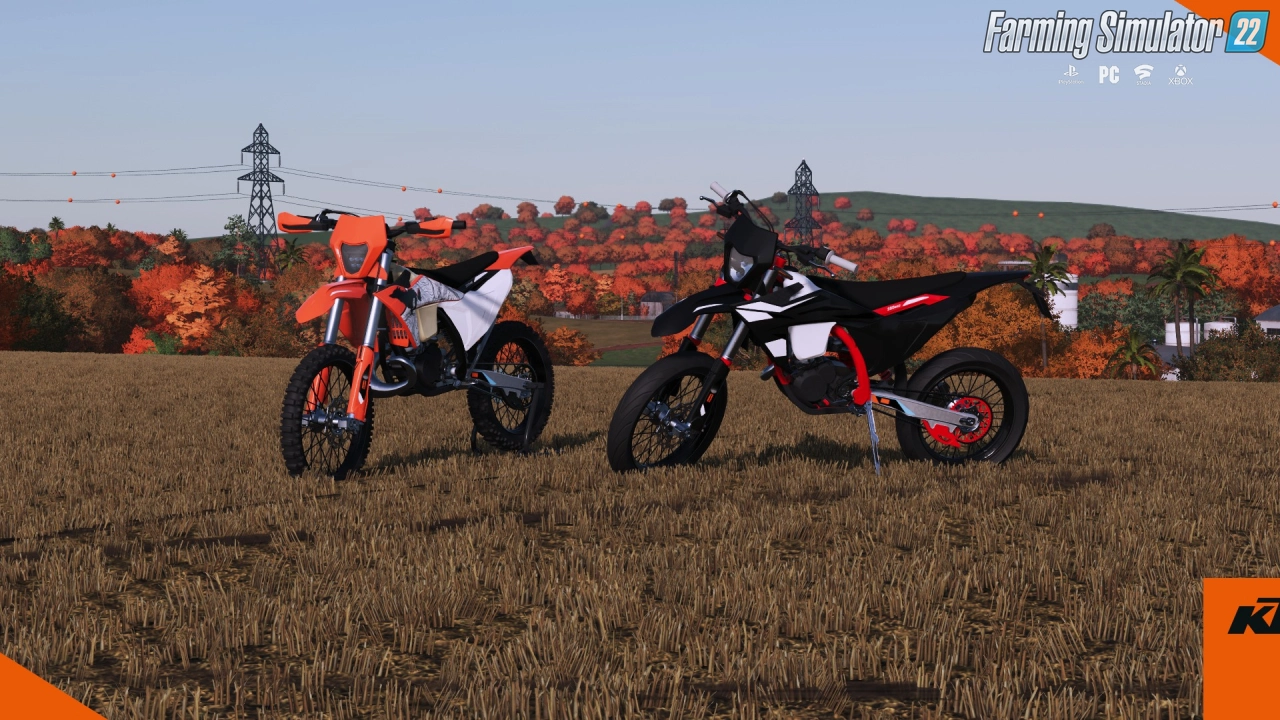 KTM 350 EXC F Enduro Motorcycle v1.0 for FS22