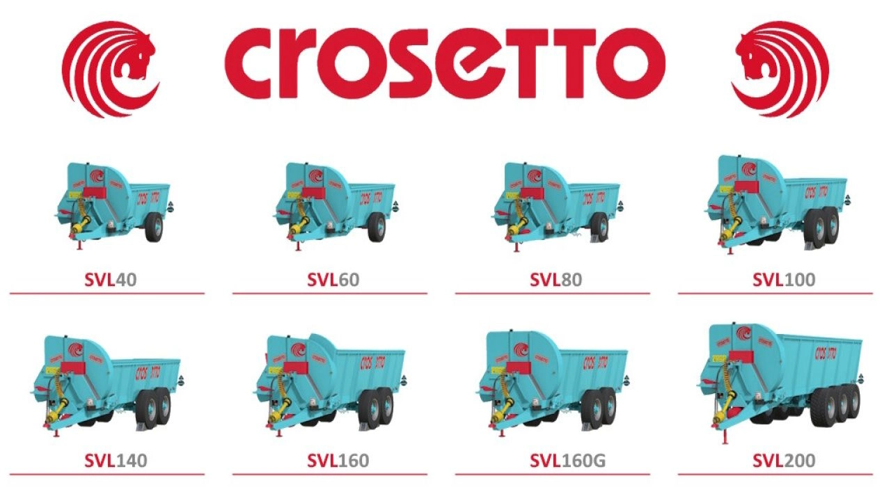 Crosetto Pack Trailers v2.0.1.1 for FS22