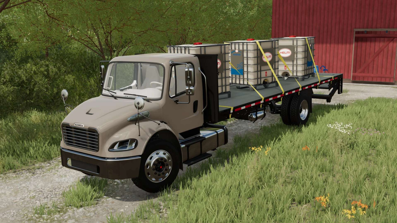 Freightliner M2 Stakebed Truck v1.1 for FS22