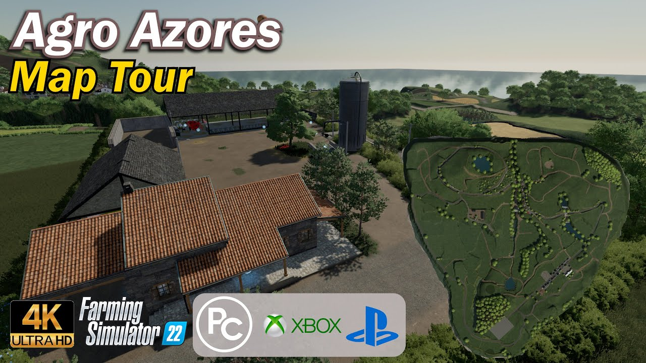 Agro Azores Map v1.0 for FS22