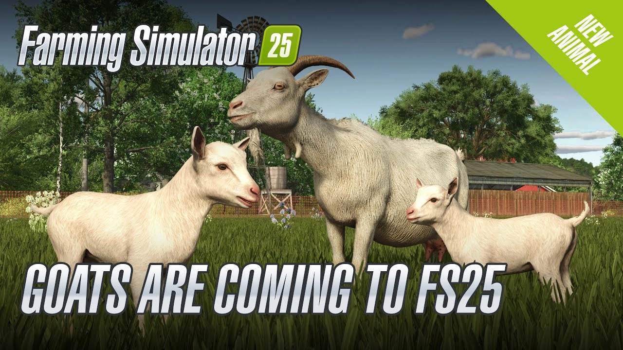 Goats - New animals for Farming Simulator 25