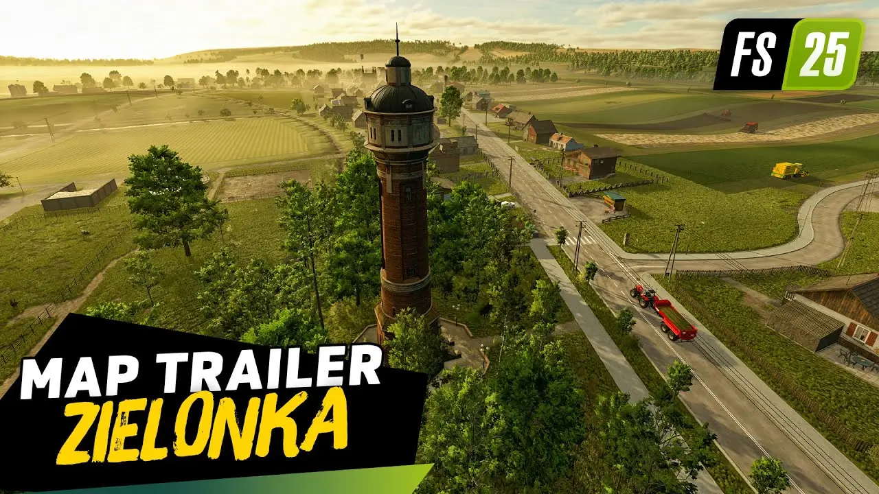 Zielonka Map Trailer for FS25 - Farming Simulator 25