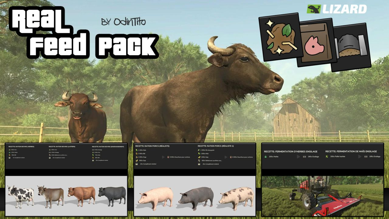 Real Feed Pack v2.0 By OdinTito for FS25