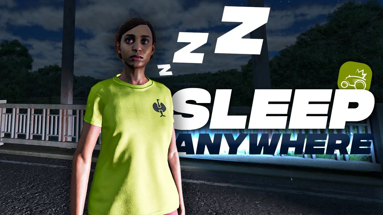 Sleep Anywhere Mod v1.0 for Farming Simulator 25