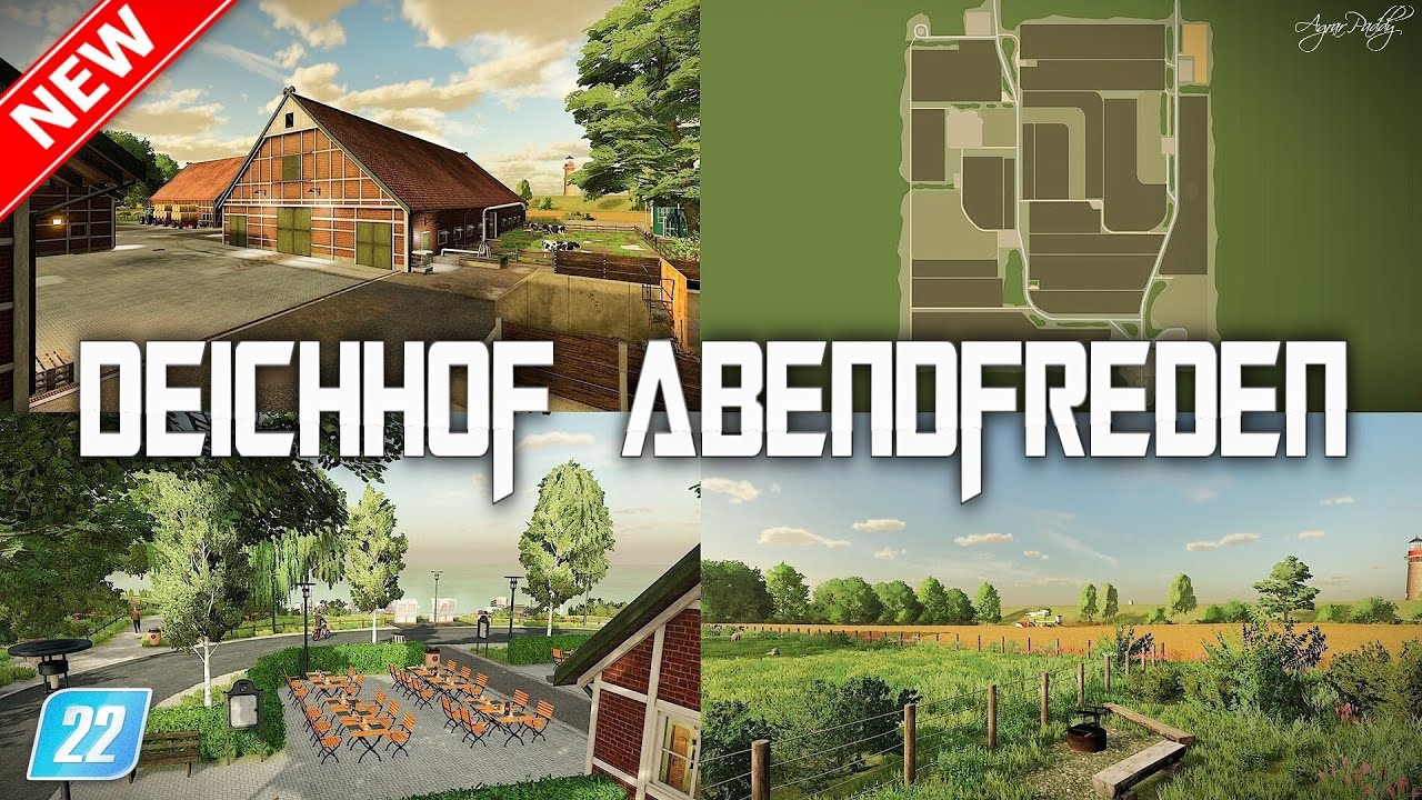 Deichhof Abendfreden Map v1.1 for FS22