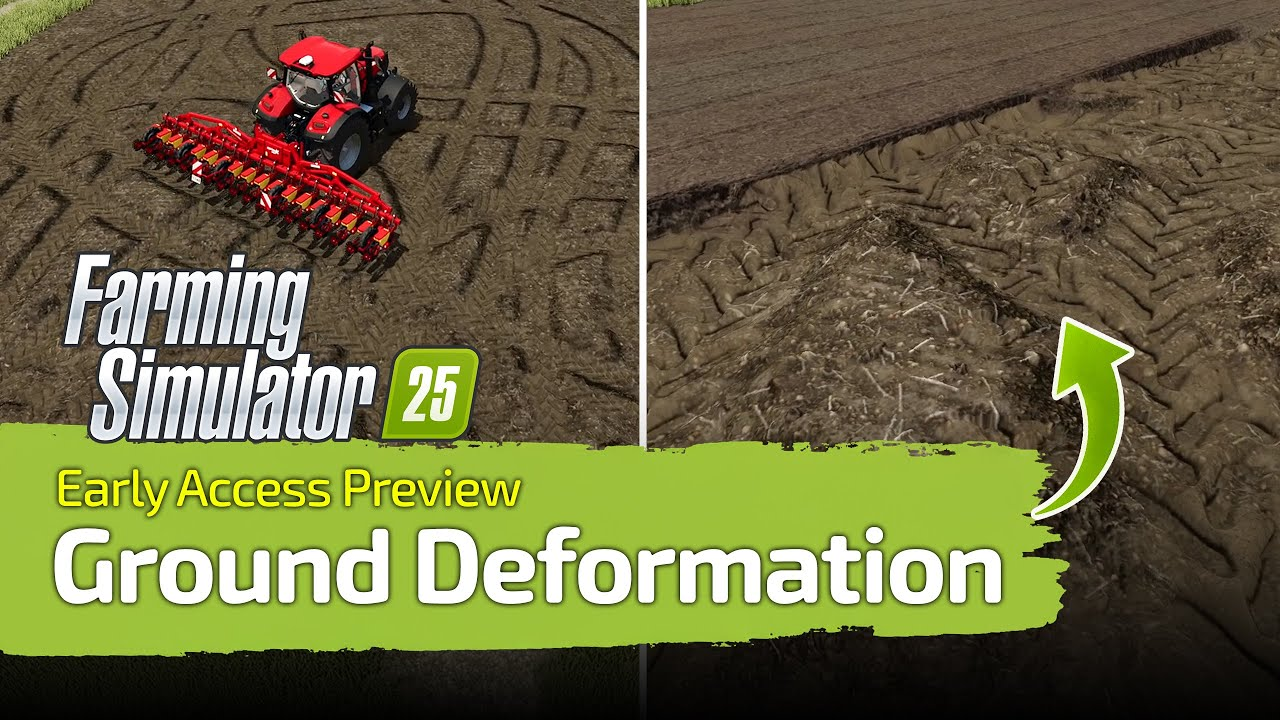 Ground Deformation in Farming Simulator 25