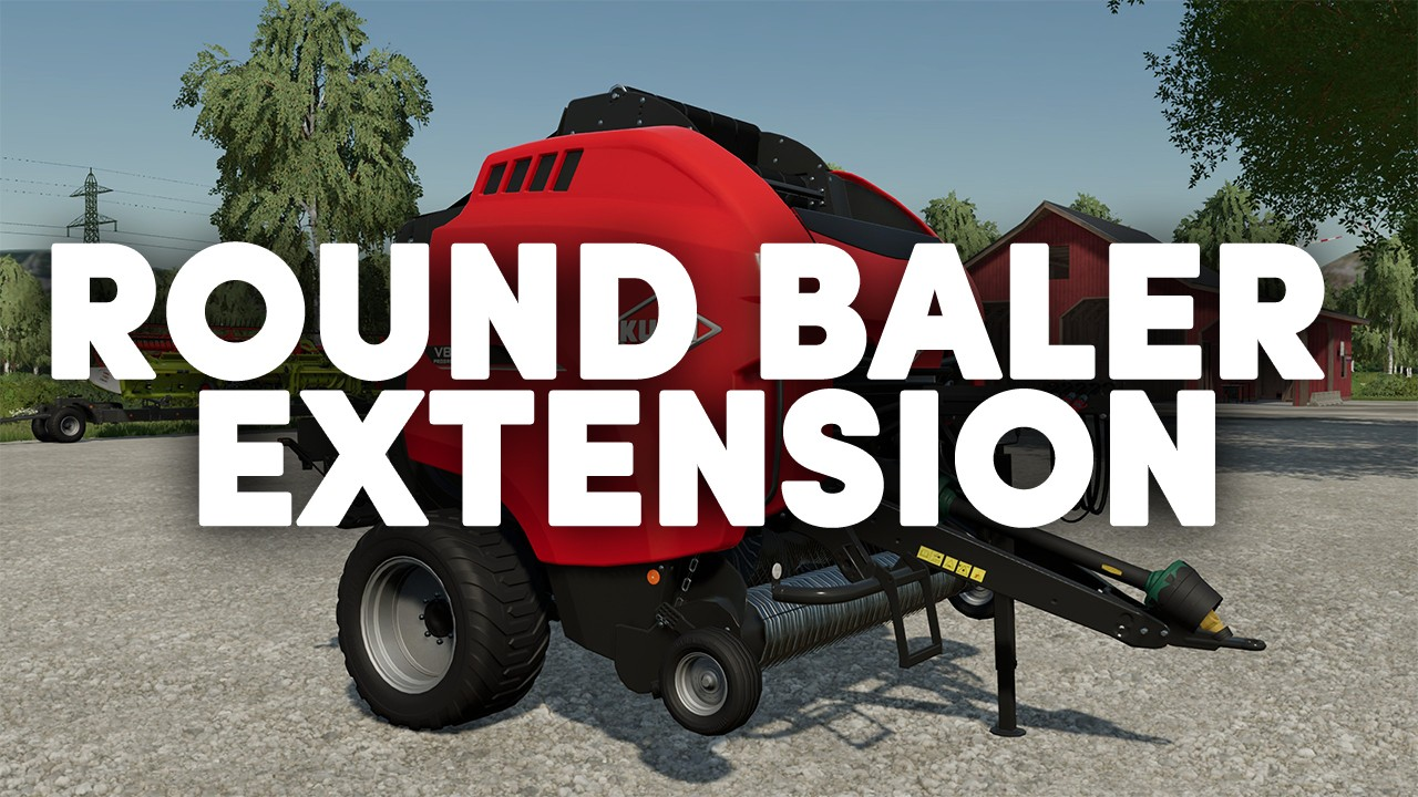 Round Baler Extension v1.1 for FS25