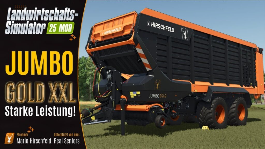 Hirschfeld Jumbo Gold XXL Trailer v1.0 for FS25