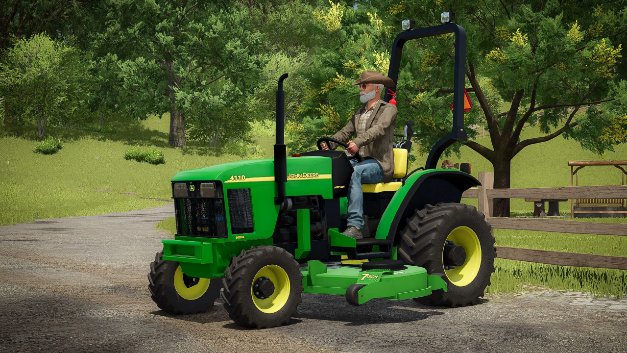 John Deere 4100 Compact Tractor v1.0 for FS25