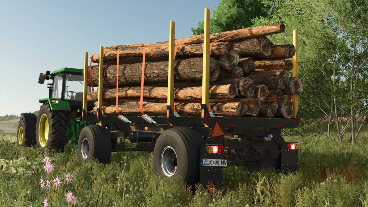 HW80 Wood Trailer v1.0.0.1 for FS25