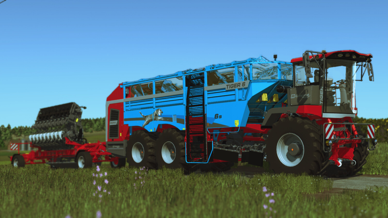 ROPA Tiger6S Premium Harvester v1.0.0.1 for FS25