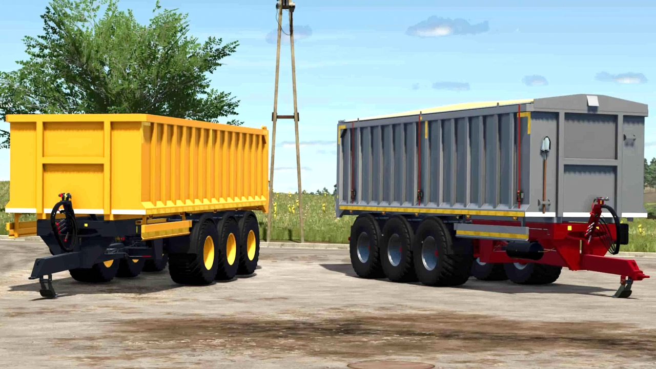 Tri Axle Aluminium Trailer v1.0 for FS25