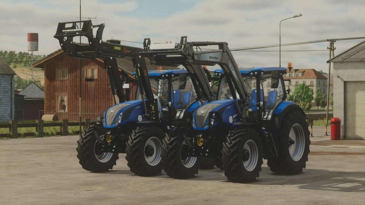 New Holland T6 Tractor v1.1.0.1 for FS25