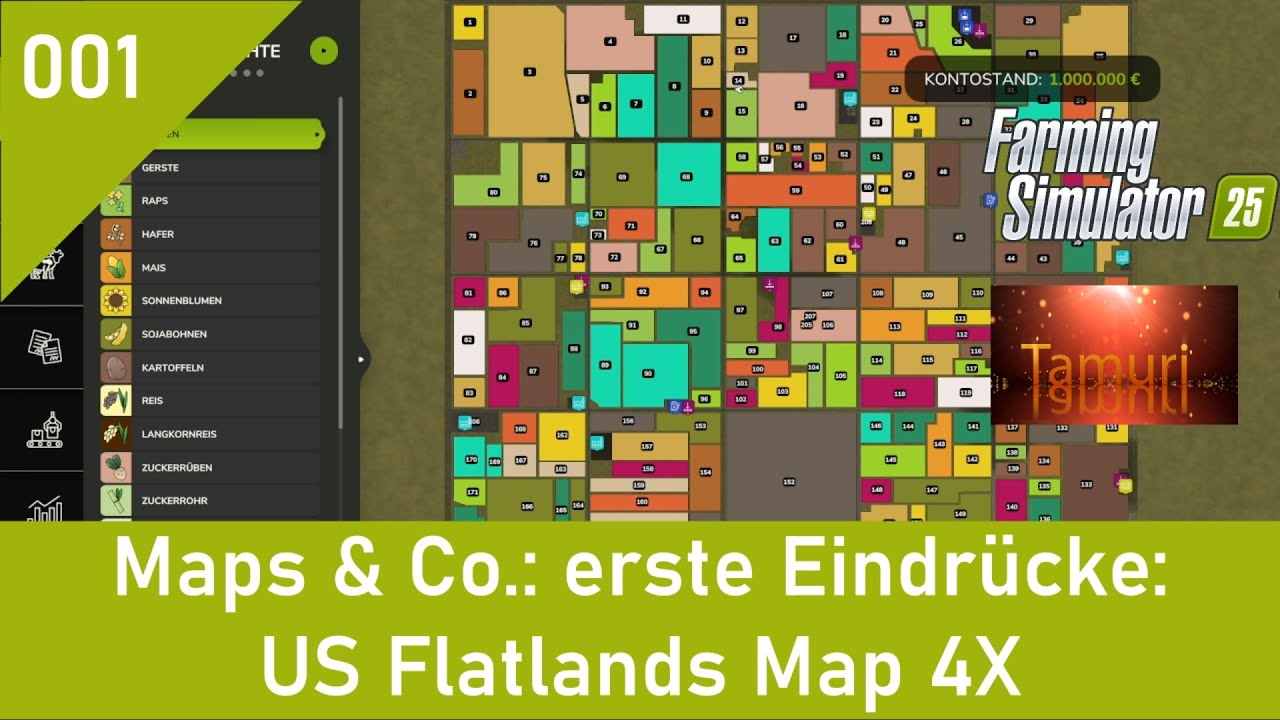 US Flatlands Map 4x v3.0 for FS25