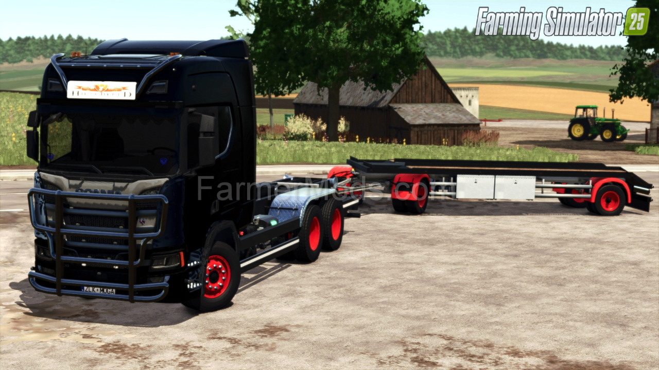 Scania R HKL & Hueffermann HKL Container v1.0 for FS25