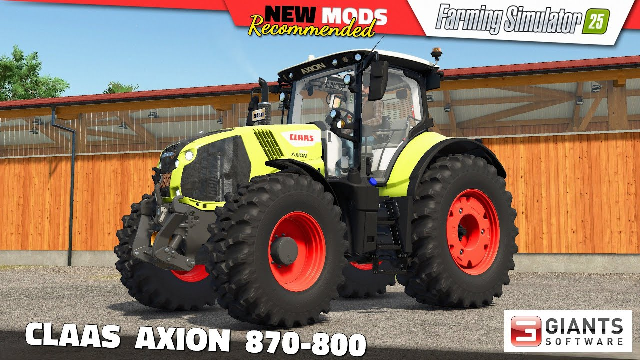 Claas AXION 870-800 Tractor v1.0 for FS25