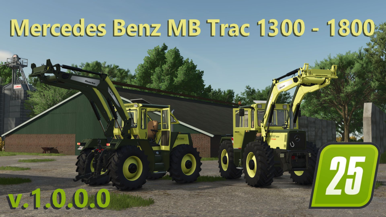 Mercedes Benz Trac 1300/1800 v1.0 for FS25