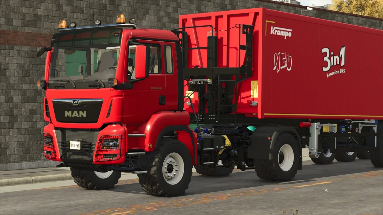 MAN TGS 18.500 4x4 Truck v1.0 for FS25