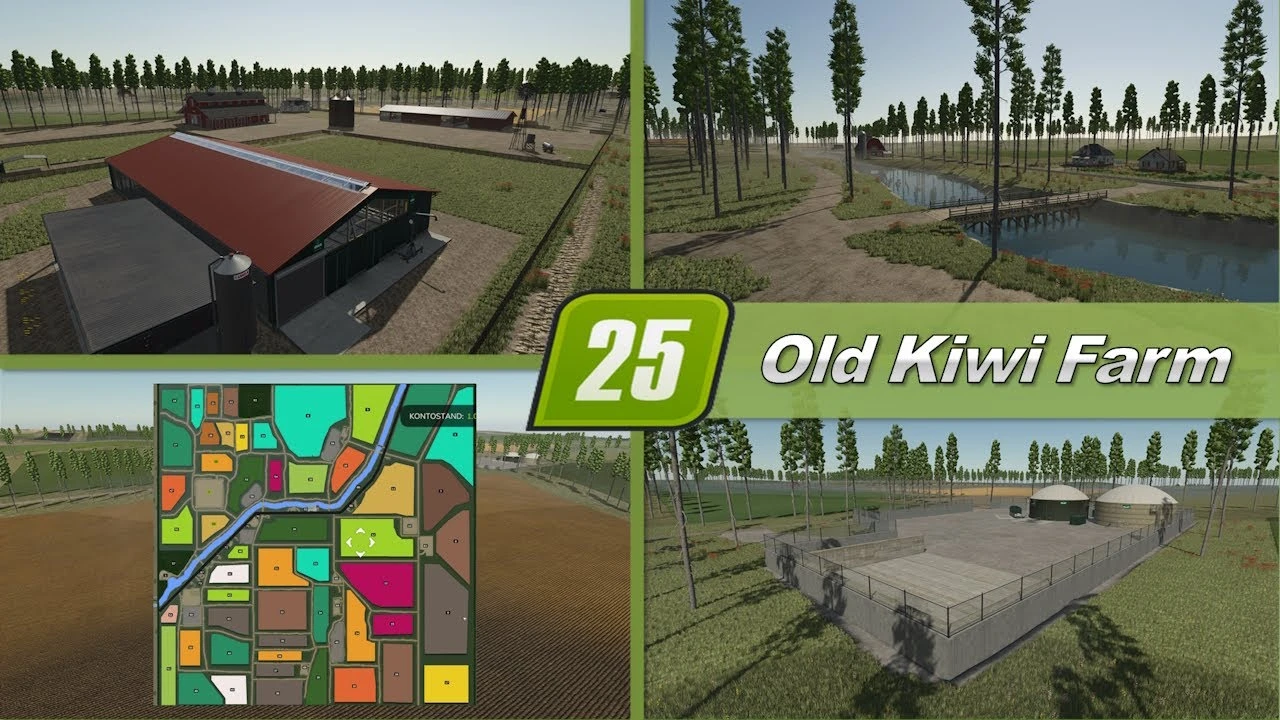 Old Kiwi Farm Map v1.0.0.1 for FS25