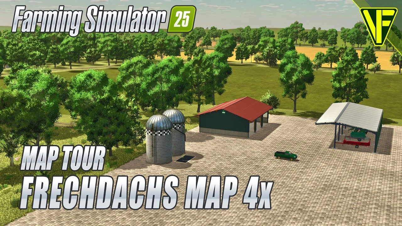 FrechDachs Map 4x v1.1.0.1 for FS25