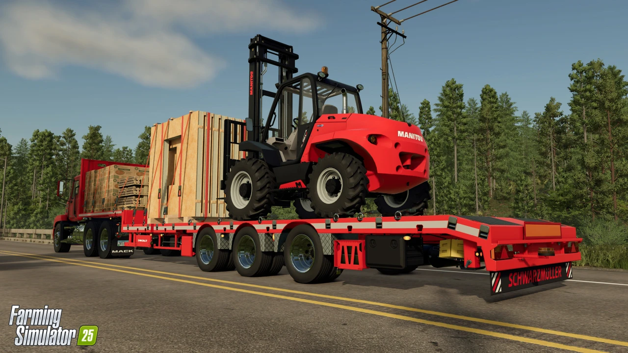 Schwarzmüller Semi Lowloader 3A v1.0 for FS25